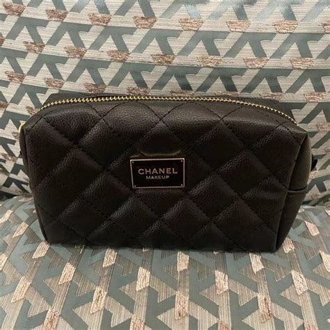 chanel beauty make up bag|Chanel cosmetic bag makeup organizers.